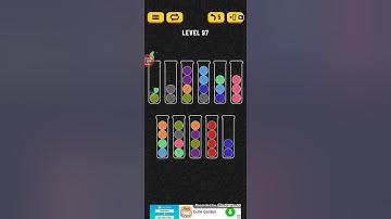 Ball Sort Puzzle Level 97 Walkthrough