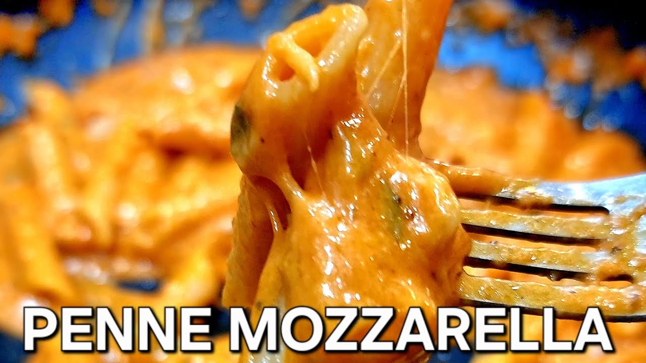 Easy Creamy Mozzarella Penne Pasta | Ready in Minutes 