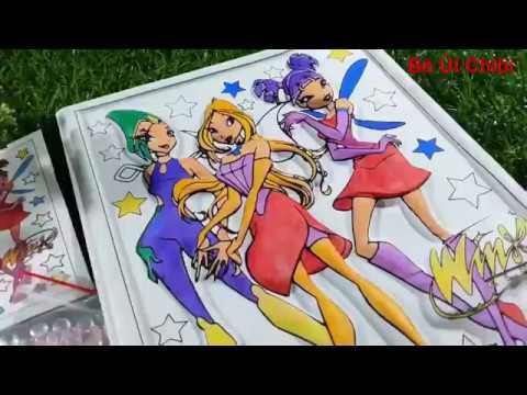 Đồ chơi tô màu Tiên Winx xinh đẹp/Tiên phép thuật/Winx tiên nữ - tô màu -  YouTube