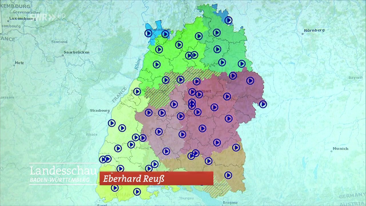 Baden-Württemberg: Bezirke, Kreise und Städte – Regionen in Deutschland – Baden-Württemberg