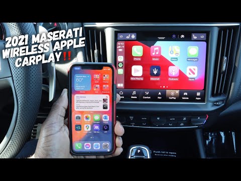 Setting Up Wired and Wireless Apple Car Play On 2021 Maserati Levante