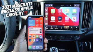 Setting Up Wired and Wireless Apple Car Play On 2021 Maserati Levante screenshot 4