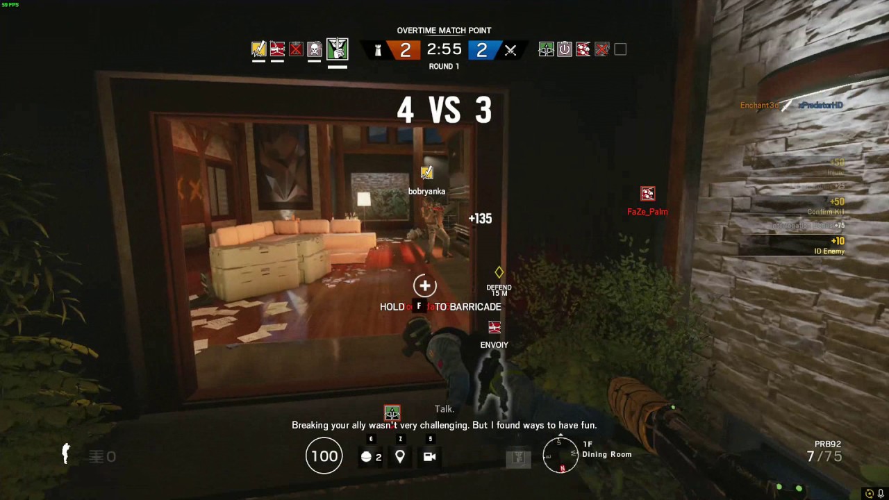 Rainbow Six Siege Caveira Interrogation - YouTube