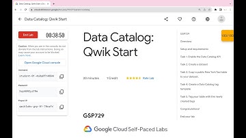 Data Catalog: Qwik Start || #qwiklabs || #GSP729 ||  [With Explanation🗣️]