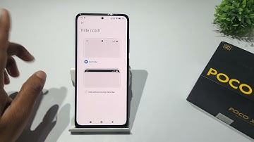 how to unhide camera notch in poco x6 pro , poco x6 neo | poco x6 me camera notch ko kaise hide kare