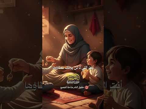 أنشودة للأم قالوا ألم تنشد لها أنسيتها شؤون إسلامية