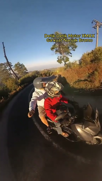Waduh XMAX Nggak kuat nanjak Hehe • Insta360 One X3 @NikoChanneldaniar. Penumpang e abot hehe...