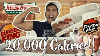The 20,000 CALORIE FAST FOOD CHEAT DAY