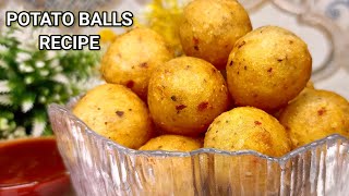 Crispy Potato Balls Recipe | Snacks Recipe | Potato Balls | Potato Snacks Recipe | Evening Snacks |