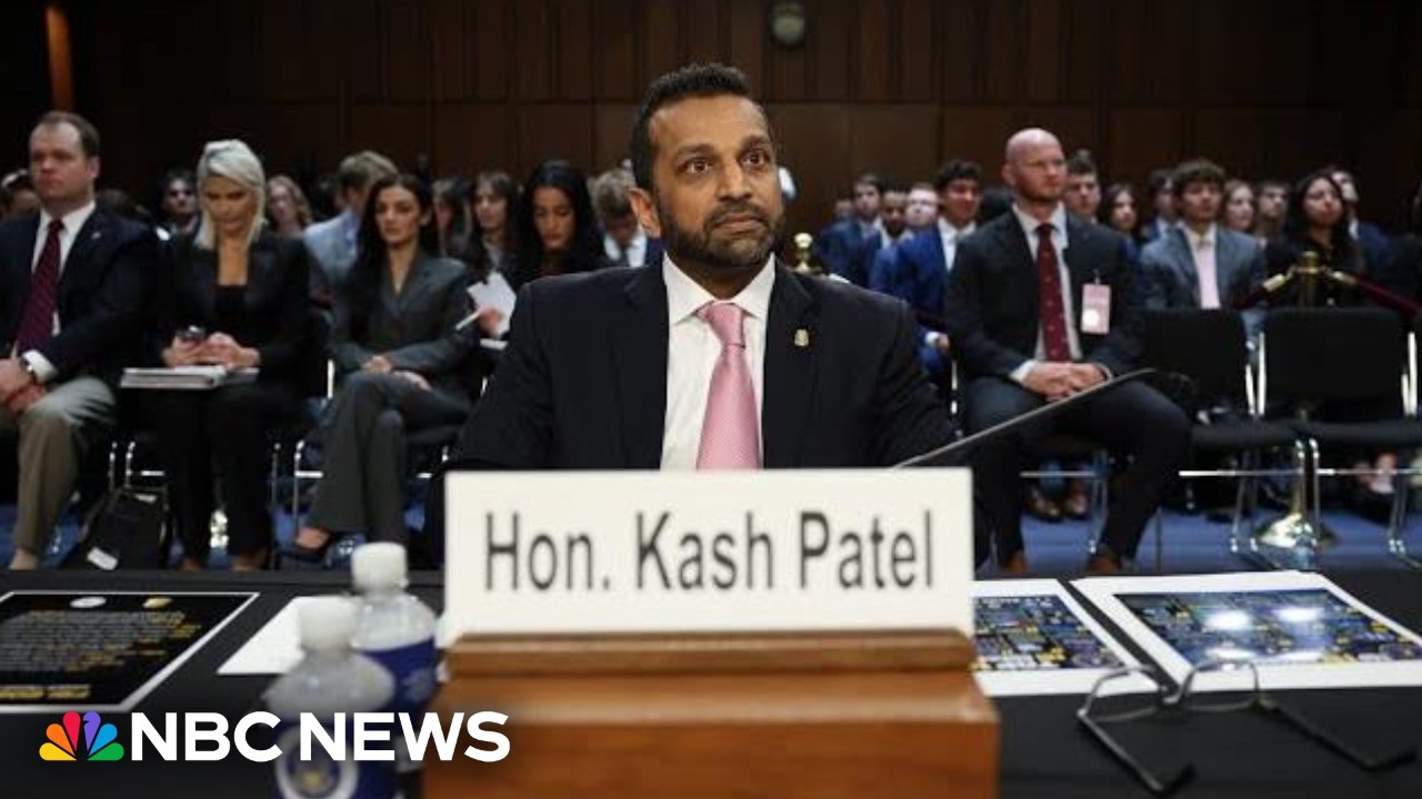 FBI Director Patel clashes with lawmakers during Senate Judiciary hearing FBI Director Patel clashes with lawmakers during Senate Judiciary hearing