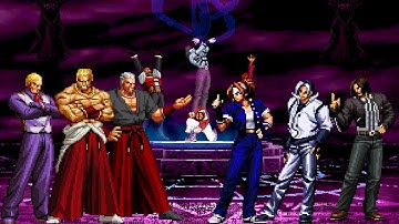 [KOF Mugen] - Geese Howard vs Kyo Kusanagi Team