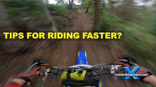 How to ride faster on dirt bikes?Cross Training Enduro