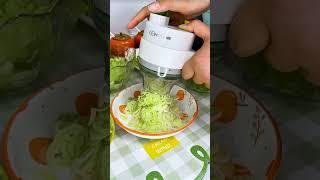 Product Link in Bio (  1015 )  @MaviGadgets  ✅ 2in1 Portable Vegetable Slicer Blender