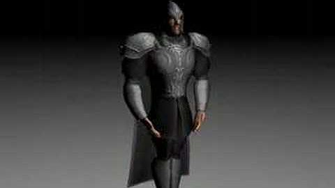low poly knight
