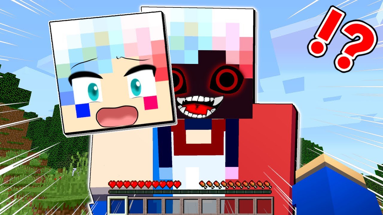 A super scary doppelganger attacks you in Minecraft 😱 [Minecraft