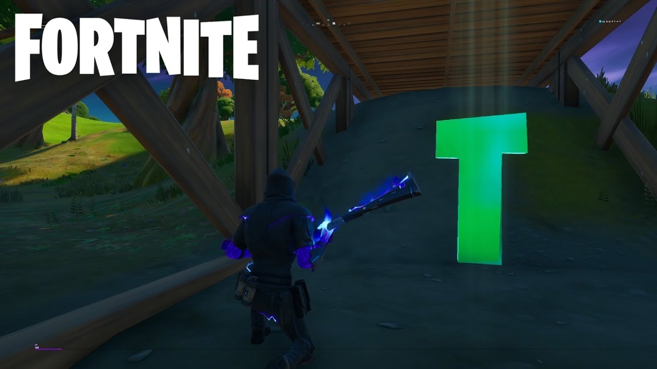 Fortnite Chapter 2 | Season 1 Week 7 - Letter 'T' LOCATION!