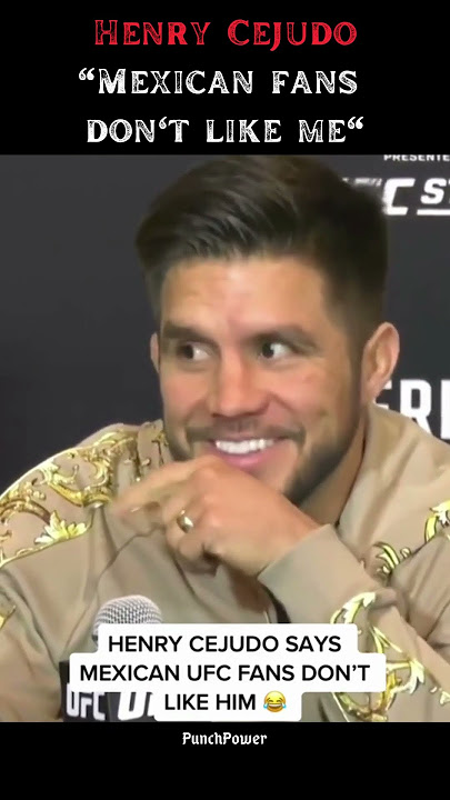 Henry Cejudo says Mexicans don't like him