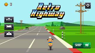 Retro Highway Gameplay | Android Arcade Game screenshot 2