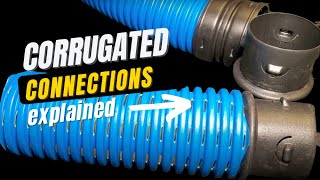 How To Connect Corrugated Pipe to Corrugated Pipe Best Yard Drainage Pipe Connection. Easy DIY Drain