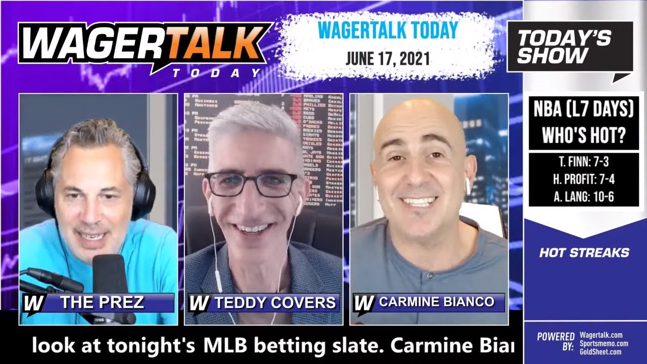 Free Sports Picks and Sports Betting | MLB Picks and EUR02020 Previews | WagerTalk Today | June 17