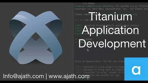 titanium app development video