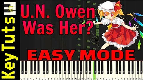 Learn to Play U.N. Owen Was Her? from Touhou - Easy Mode