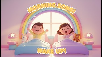 Morning Wake-Up Song for Kids | 3D Nursery Rhyme | Cocomelon Style Morning Routine Song