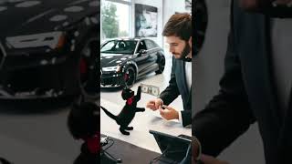 My Cat Is Buying Audi 🐈 #cat #cuteanimal #baby #catlover #cute #kitten Shorts