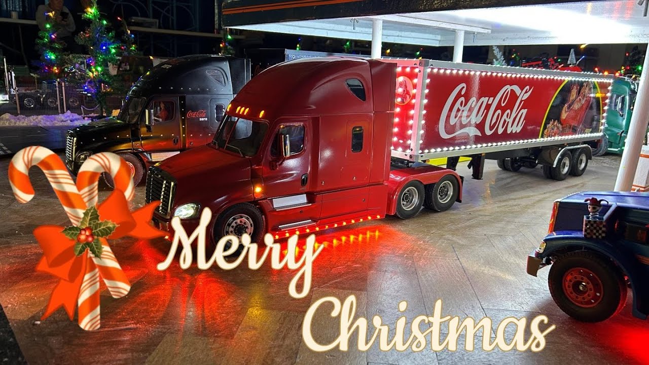 RC Tamiya Trucks Driving In Snow Christmas Meeting 2025 