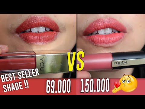 REVIEW AND SWATCHES Y.O.U ROUGE VELVET MATTE LIP CREAM NEW SHADE. 