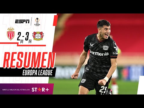 ¡GOLAZO DE EXE PALACIOS, PARTIDAZO Y LOS ALEMANES A OCTAVOS! | Monaco 2-3 B. Leverkusen | RESUMEN