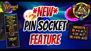 Wizard101: *NEW* Pin Socket Feature! (How It Works)
