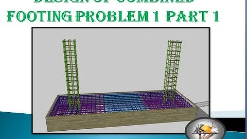 Design of Combined footing Problem 1  Part 1