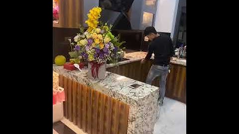 Bộ tủ bếp nhựa acrylic An Cường nhà anh Cường, Vinhome Hải Phòng | Nội thất Nguyễn Kim