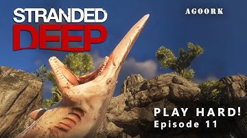 Stranded Deep - Lets Play HARD!  Episode 11 Sharks on Display