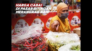 Harga Cabai di Pasar Bitingan Kudus Merangkak Baik