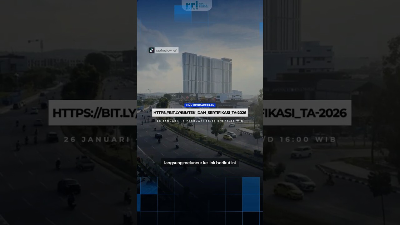 BURUAN DAFTAR! 🔥 Pelatihan Gratis Disnaker Batam Sudah Dibuka!