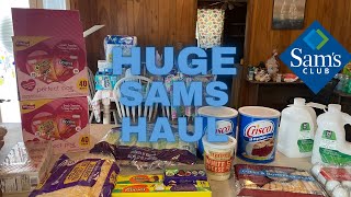 HUGE SAMS CLUB STOCK UP HAUL