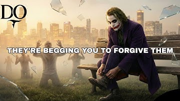 THEY’RE SCREAMING ‘I’M SORRY!’ 😭⚡️ AND YOU’RE NOT EVEN LOOKING AT THEM – Joker Speech(Powerful)