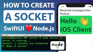 SwiftUI 2.0 + Socket.io: Socket between an iOS Client and Node.js Server (2020)