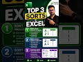 Top 3 Excel Sorting Tricks You Must Know | A to Z, Z to A & Custom Sort | ExcelWithAiGirish