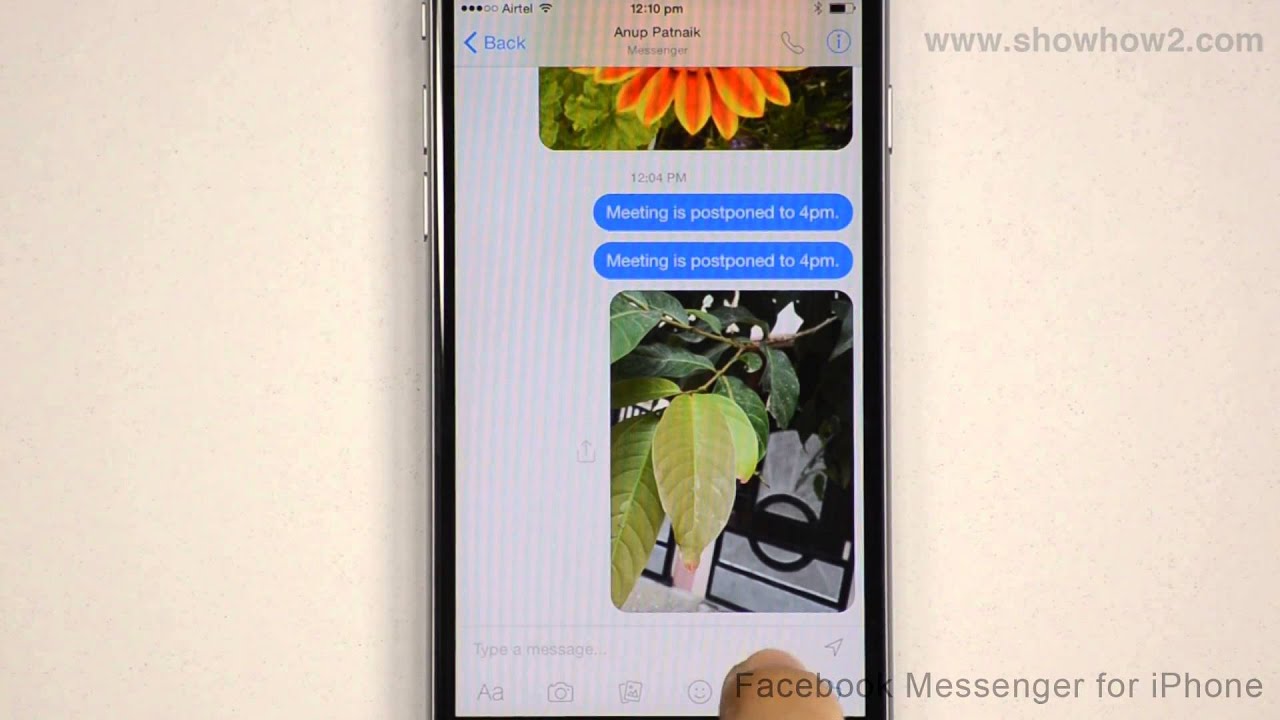 Facebook Messenger For iPhone How To Send Voice Message YouTube