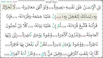 سورةُ القيامة - عبد المنعم الجعبري