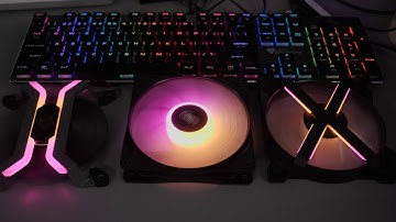 Deepcool MF120 GT VS CF120 VS MF120S RGB Lighting Effects