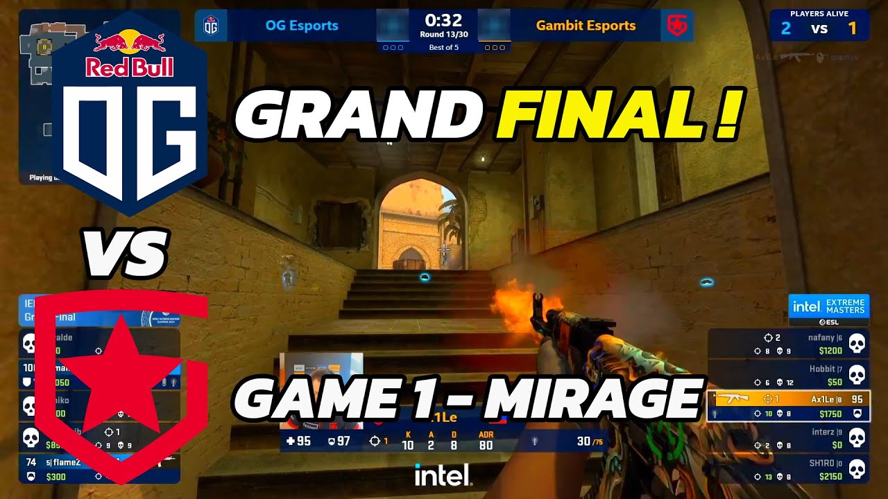 OG vs Gambit - GAME 1 - IEM Summer 2021 - HIGHLIGHTS | CSGO