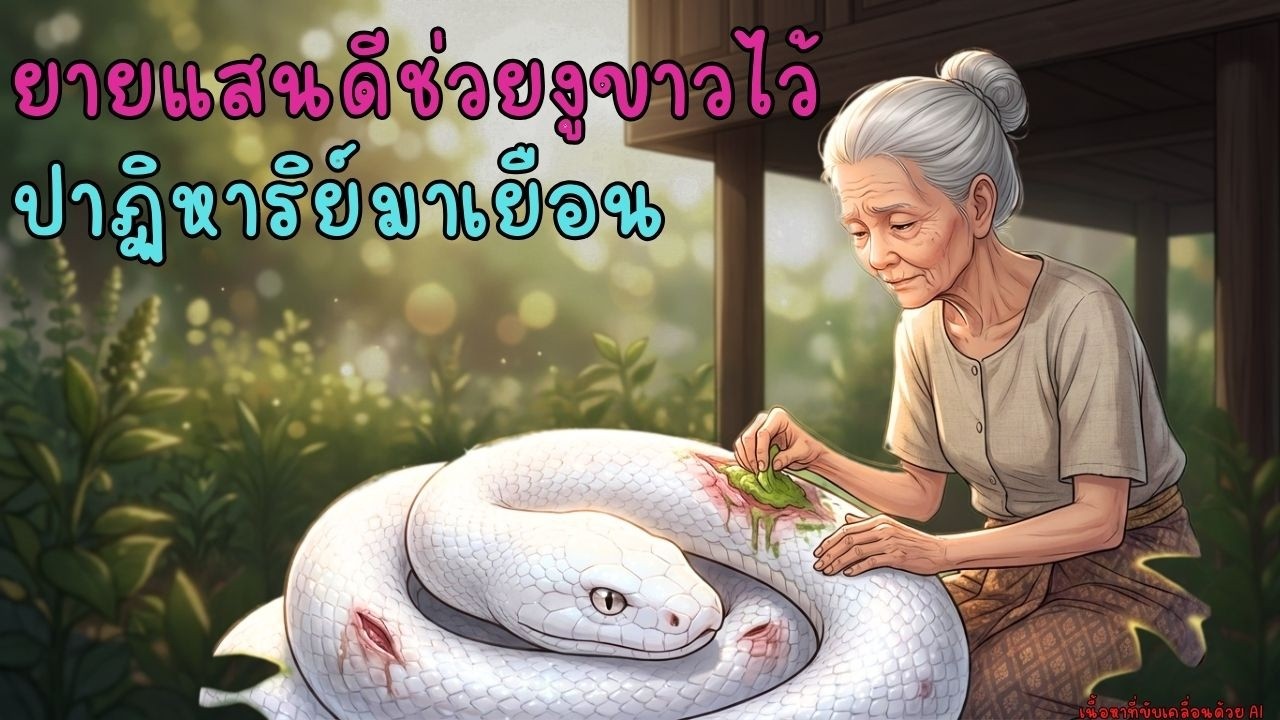 หญิงชรายากจนช่วยชีวิตงูขาวใกล้ตาย และปาฏิหาริย์ที่ไม่น่าเชื่อก็เกิดขึ้น! | นิทานพื้นบ้าน