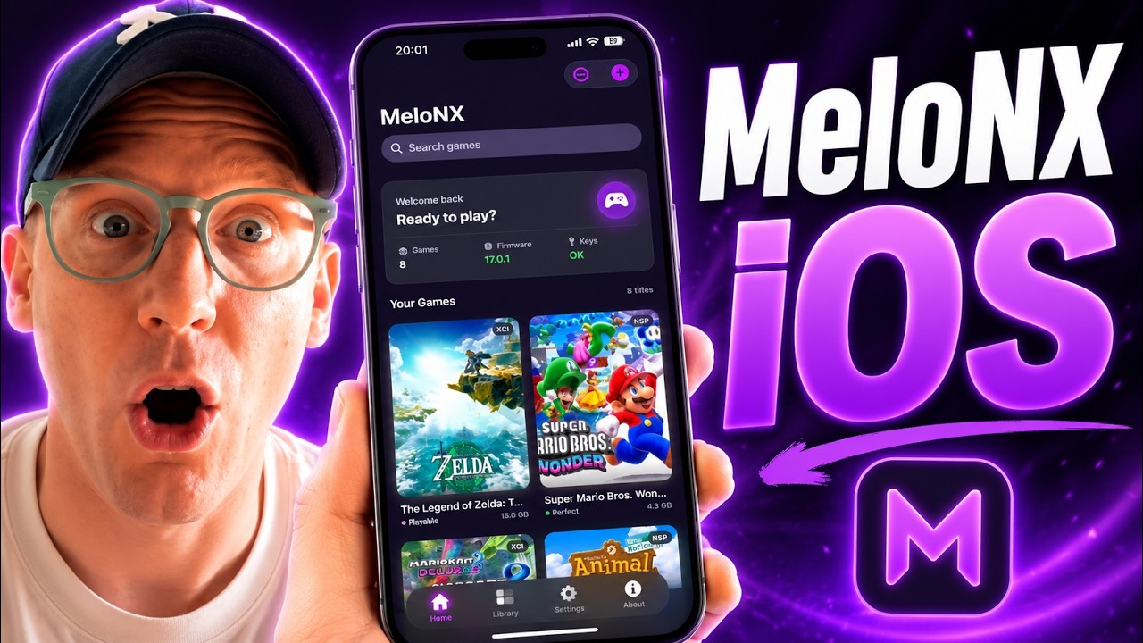 Nintendo Switch iOS MeloNX Emulator iOS - How To Play Nintendo Switch Games on iOS
