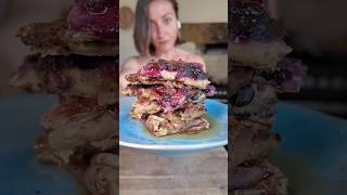 Sheet Pan Pancakes (made with veggies!) / Healthy Vegan Weight Loss