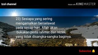 Izol channel, 30 Keajaiban Selawat ke atas NABI MUHAMMAD S. A. W