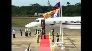 Prince Harry Arrival to Belize at PGIA